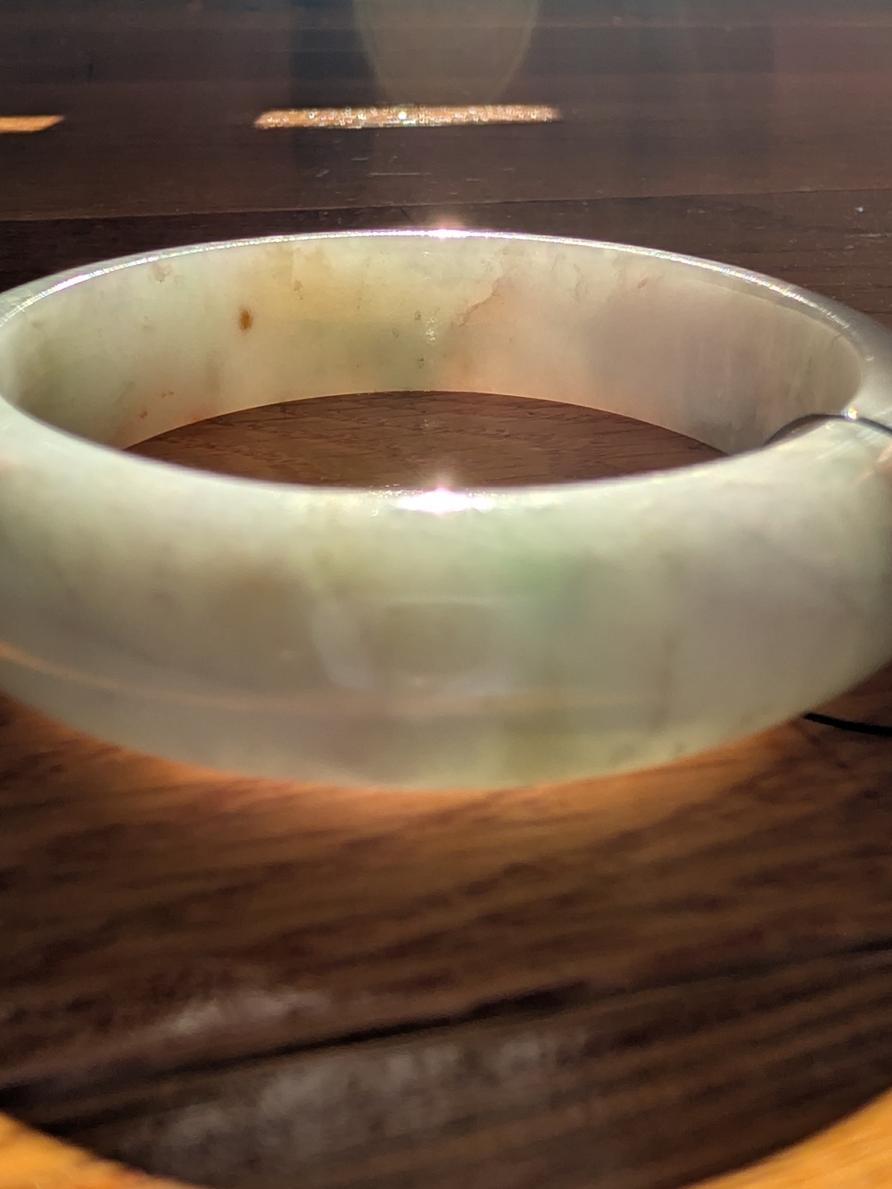 NWT Certified Natural Grade A Jadeite Jade Bangle Bracelet